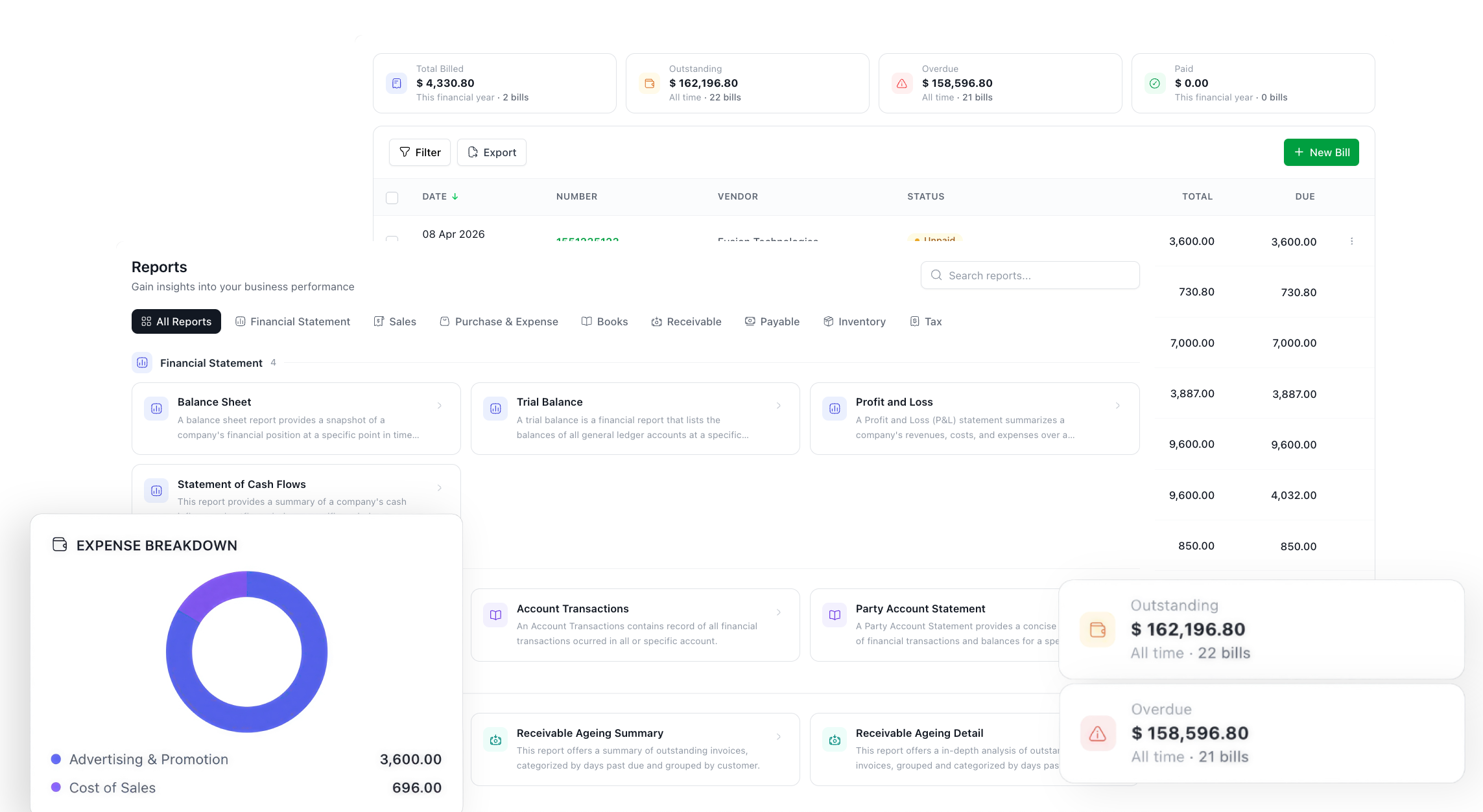 واجهة بديهية ونظيفة